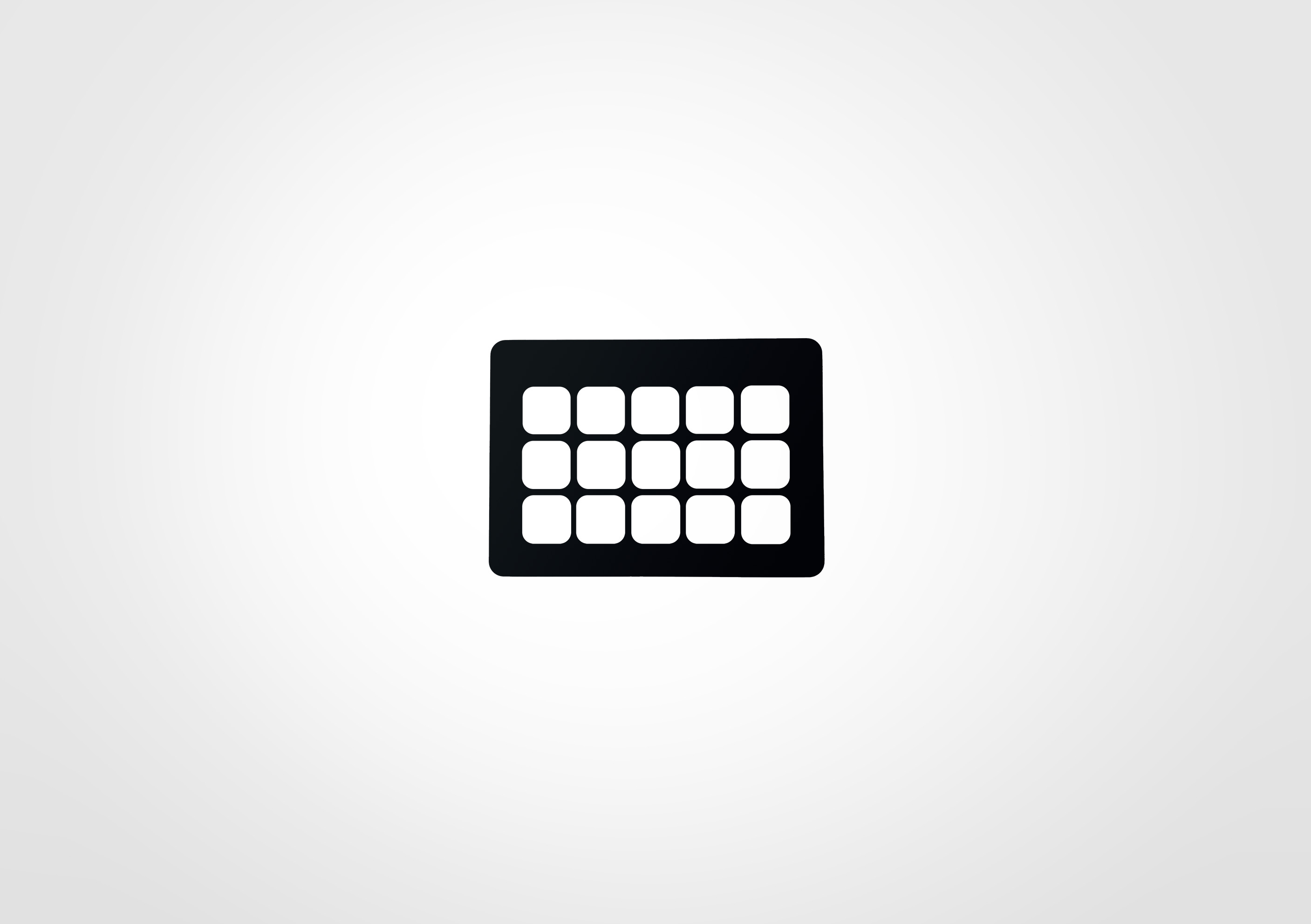 Stream Deck MK 2 Face Plate Plain